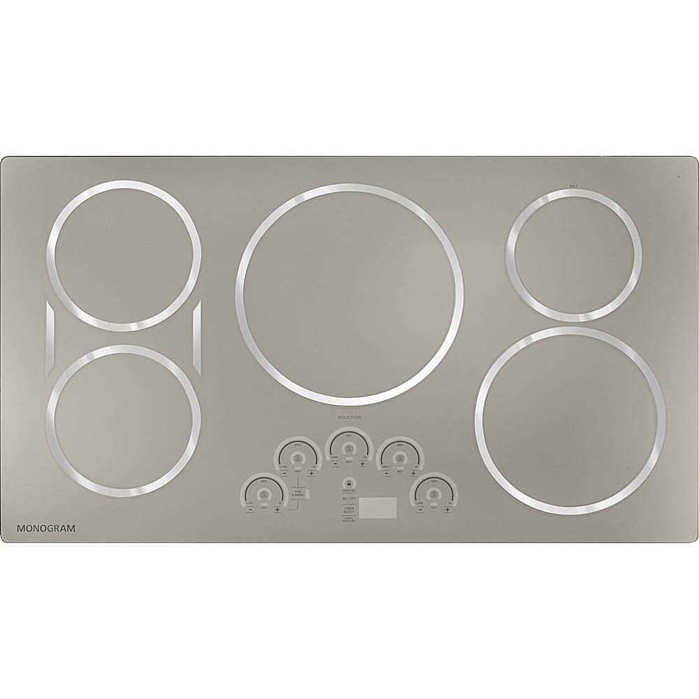 Monogram – 35.8″ Electric Induction Cooktop – Silver