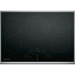 Monogram - 29.9" Electric Cooktop - Black/stainless steel - Angle_Zoom