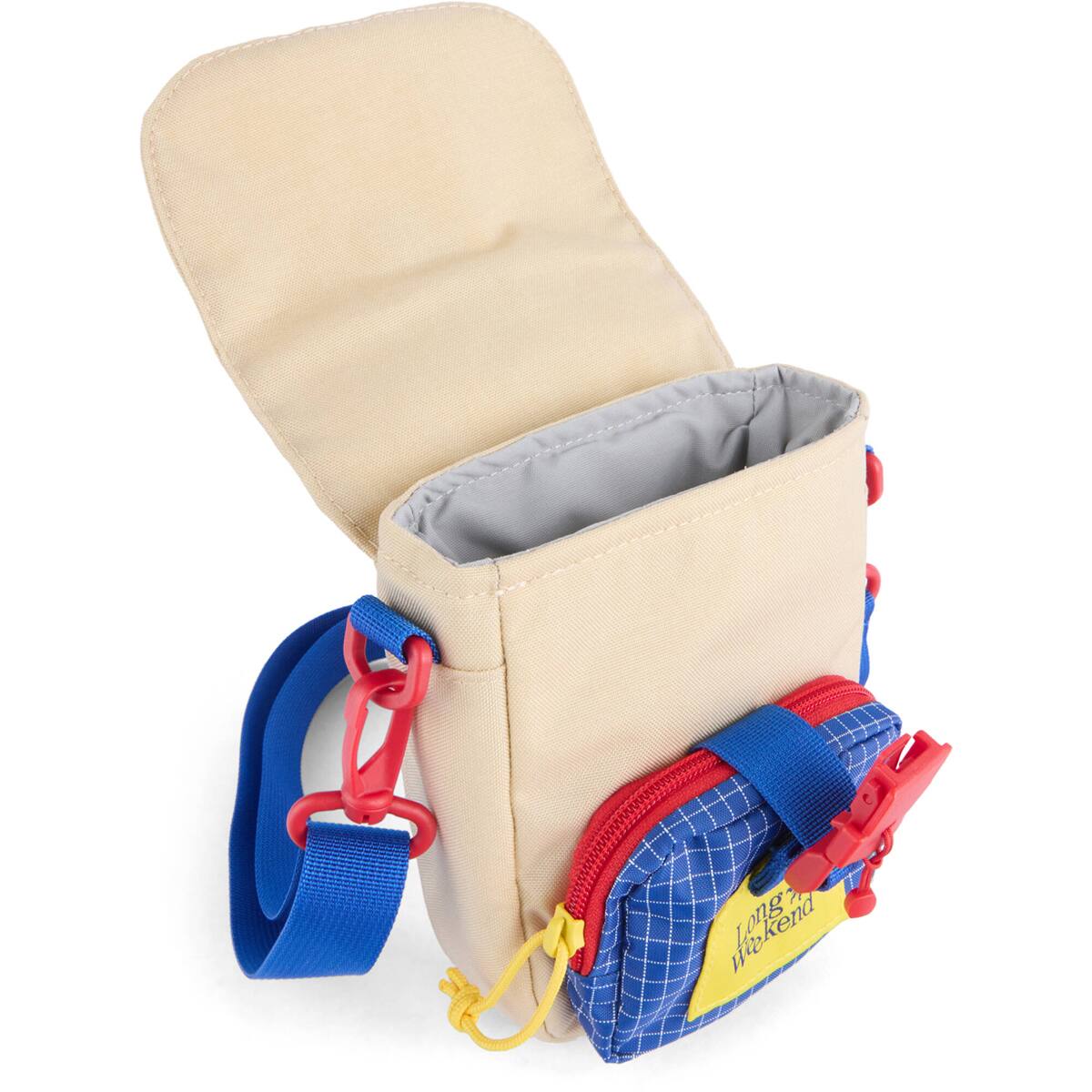 Alt View 1. The Long Weekend - The Long Weekend 1L Crossbody Camera Pouch, Creme-Multi.