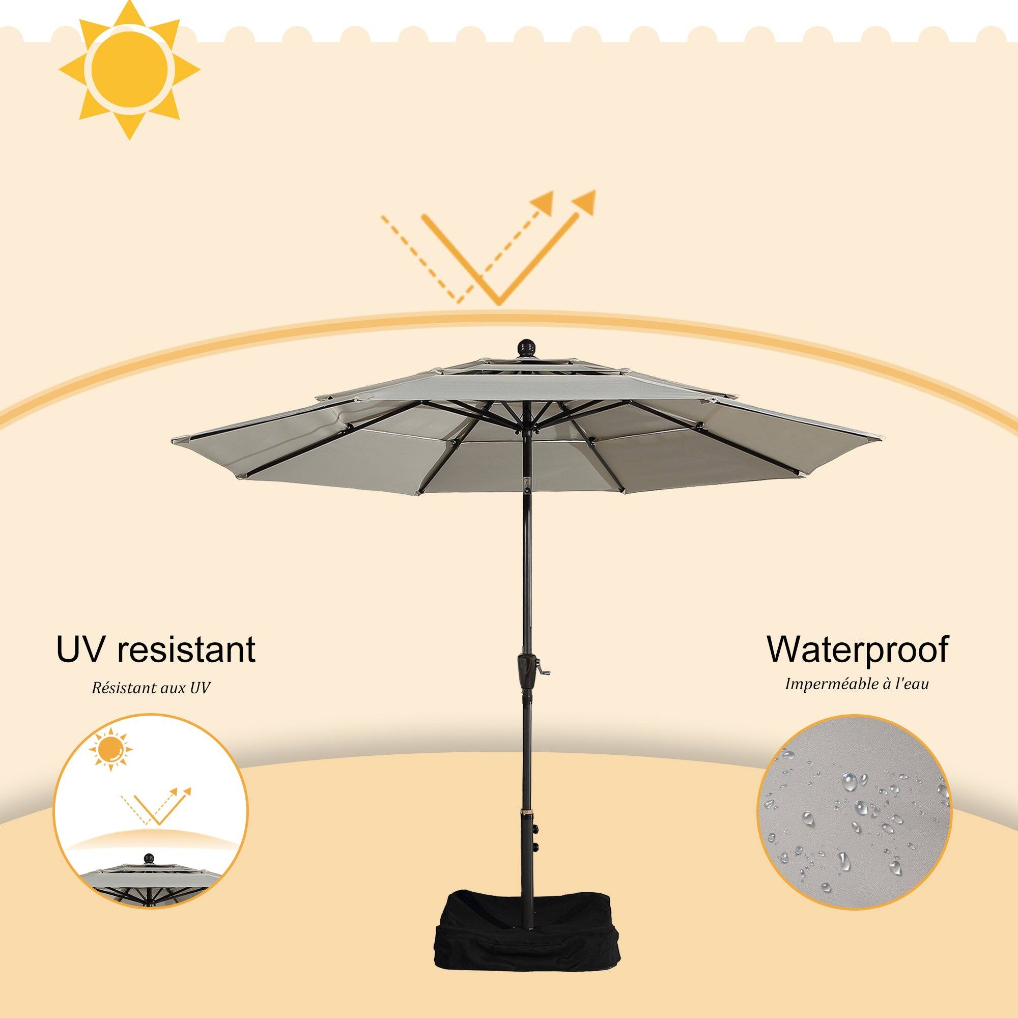 18 UV resistant  
Resistant aux UV  
Waterproof  
Imperméable à l'eau