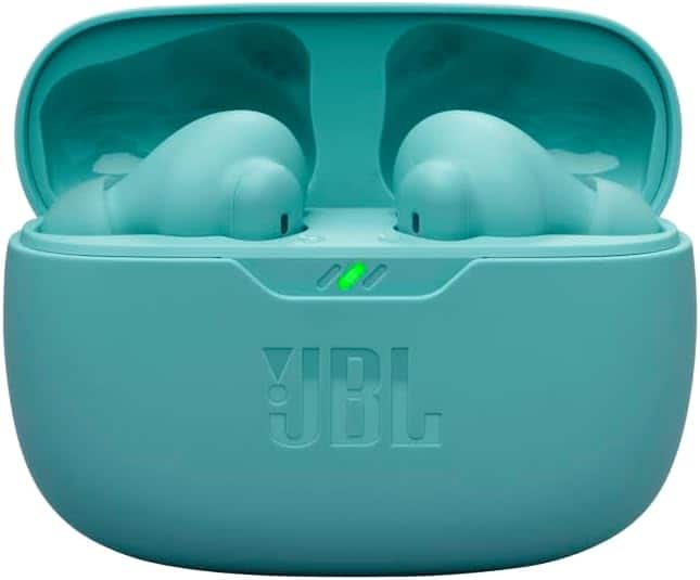Alt View 1. JBL - JBL Vibe Beam 2 - True Wireless Noise Cancelling Earbuds Pure Bass Sound & Smart Ambient Technology, 4mics for Crisp, - Blue.