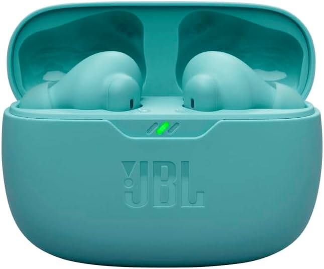 Alt View 1. JBL - JBL Vibe Beam 2 - True Wireless Noise Cancelling Earbuds Pure Bass Sound & Smart Ambient Technology, 4mics for Crisp, - Blue.