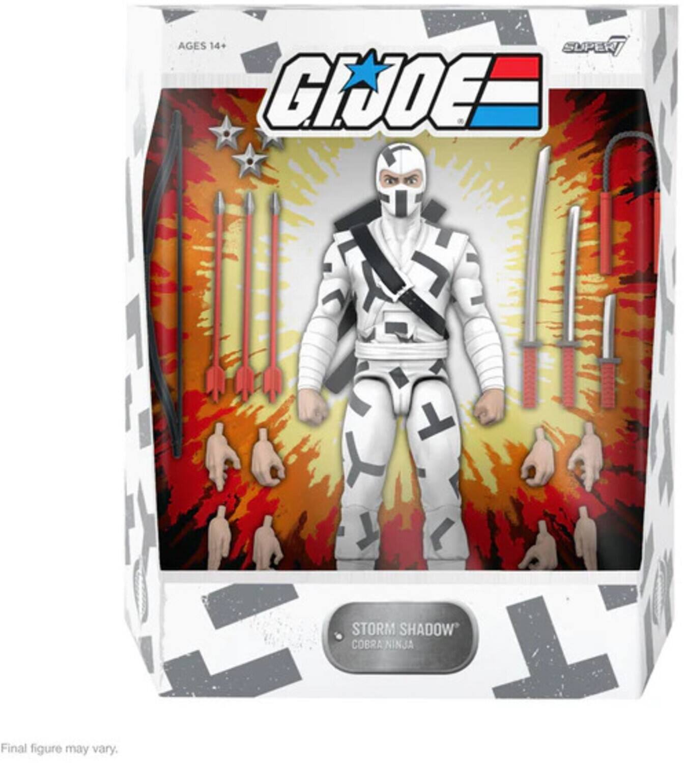 Final figure may vary.  
AGES 14+  
GI JOE  
STORM SHADOW  
COBRA NINJA
