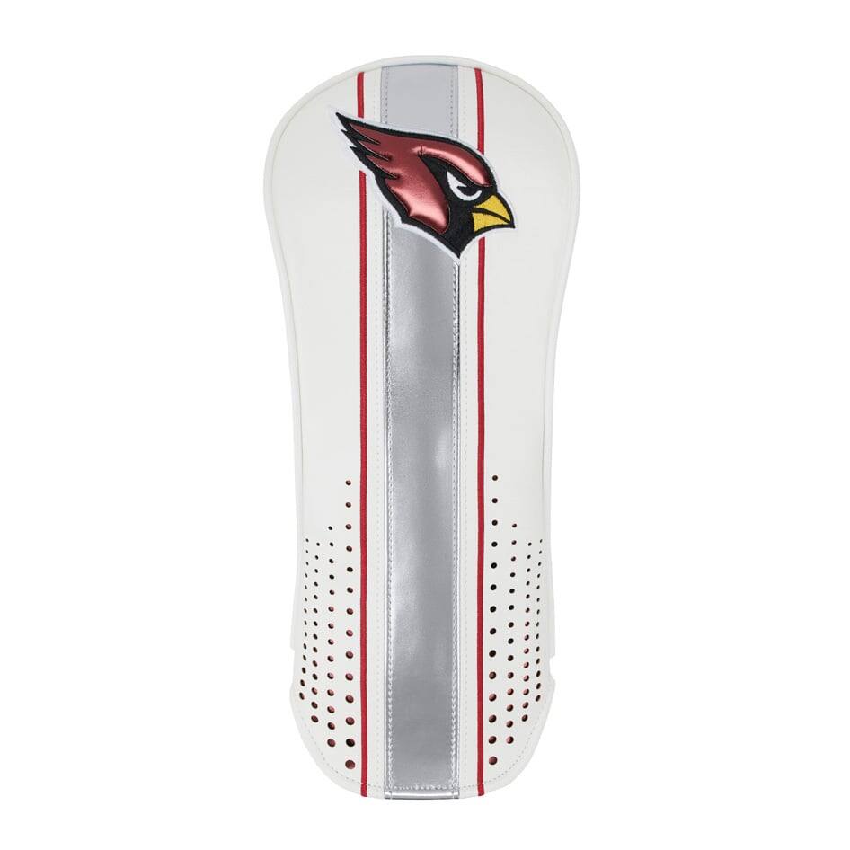 Front. TaylorMade - Arizona Cardinals Driver Headcover - White.