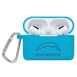 Artinian - Los Angeles Chargers Debossed Silicone Airpods Pro Case Cover - No Size - Multicolor