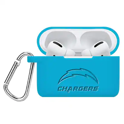 Front. Artinian - Los Angeles Chargers Debossed Silicone Airpods Pro Case Cover - No Size - Multicolor.