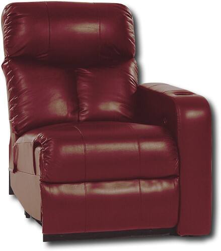 Angle Standard. Berkline - Leather Home Theater Recliner with Straight Right Arm.