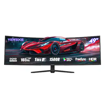 VIEWEDGE A - 49" DQHD 165Hz 5120x1440p 1ms E 1500R 110% sRGB FreeSync HDR