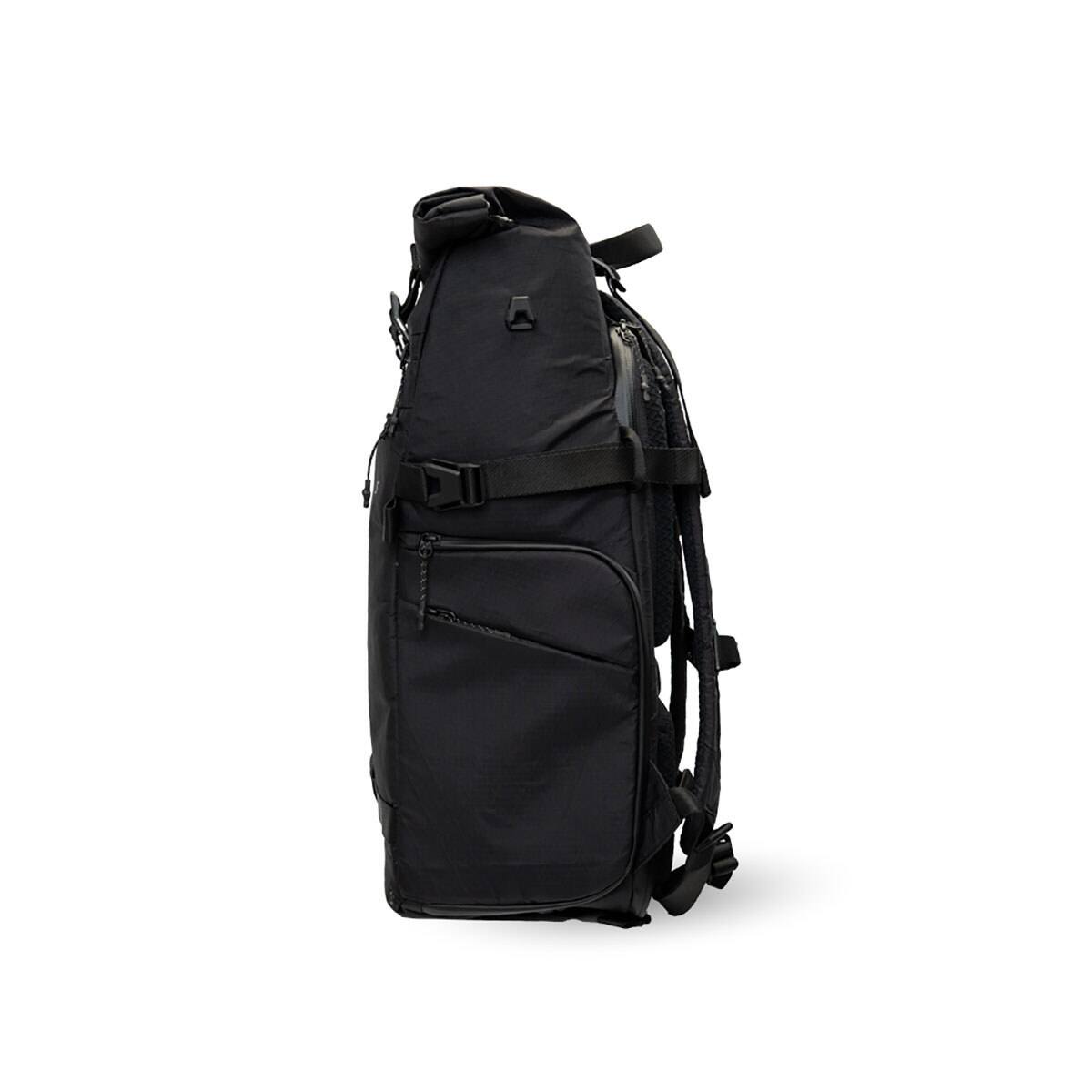 Alt View 3. Sakk Gear - Sakk Gear 25L Rolltop Ranger Camera Backpack - Black.