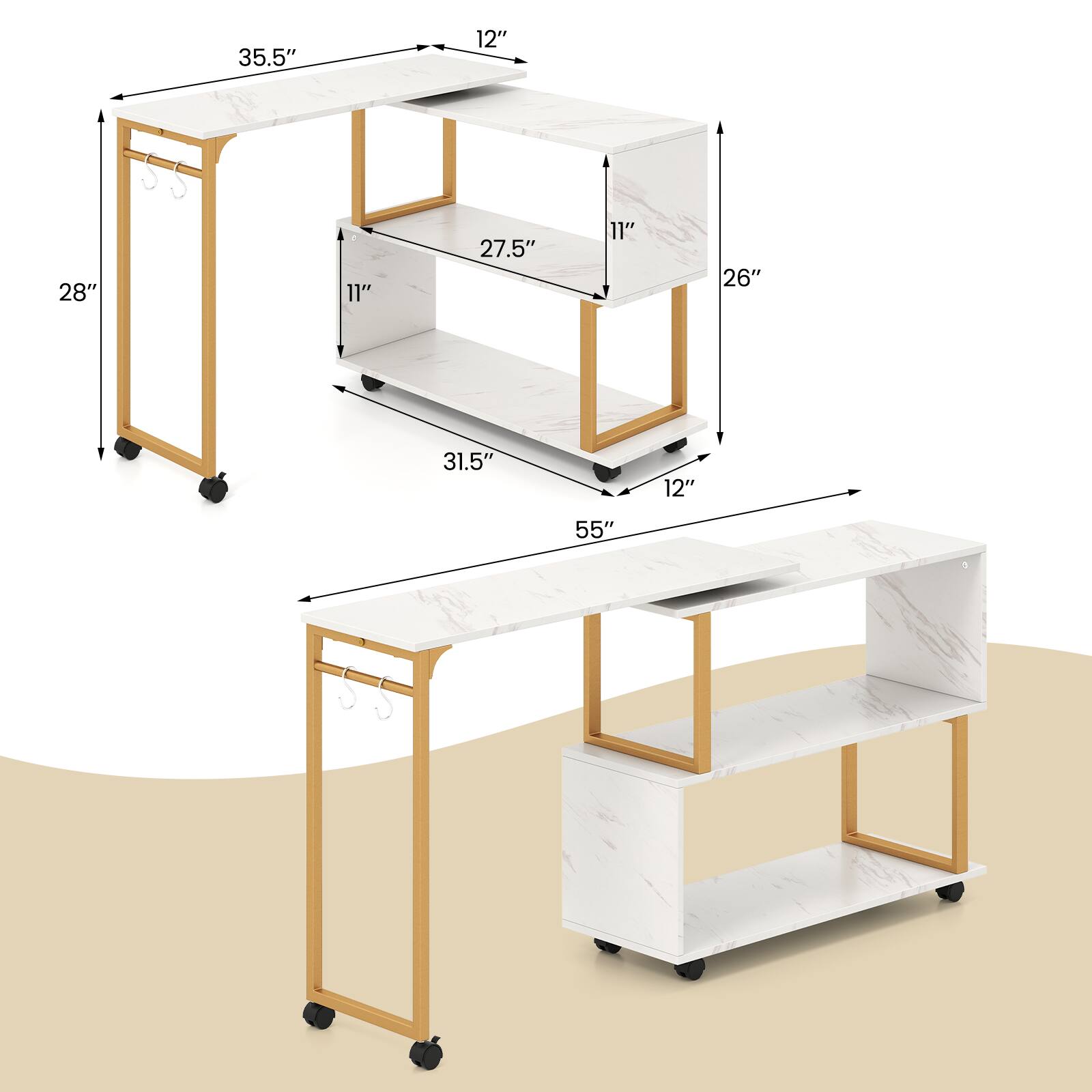 35.5" 12" 28" 11" 27.5" 11" 31.5" 26" 12" 55"