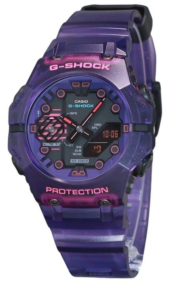G-SHOCK  
CASIO G-SHOCK  
INFO  
AL TR ST  
WT SIG ALM RCVD  
WR 20BAR PROTECTION  
HND SPL  
10:06