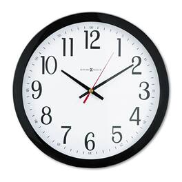 Howard Miller - 625-166 16 in. Black Frame Gallery Wall Clock - White|Black