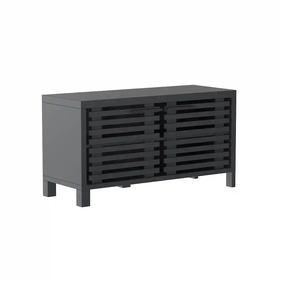 Ihomeadore 38 inch Modern TV Stand Media Storage Cabinet with Two ...