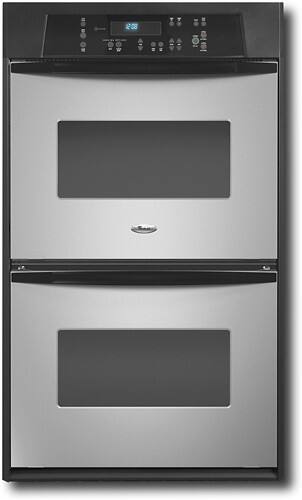 Front Standard. Whirlpool - 27" Built-in Double Electric Wall Oven - Stainless-Steel.