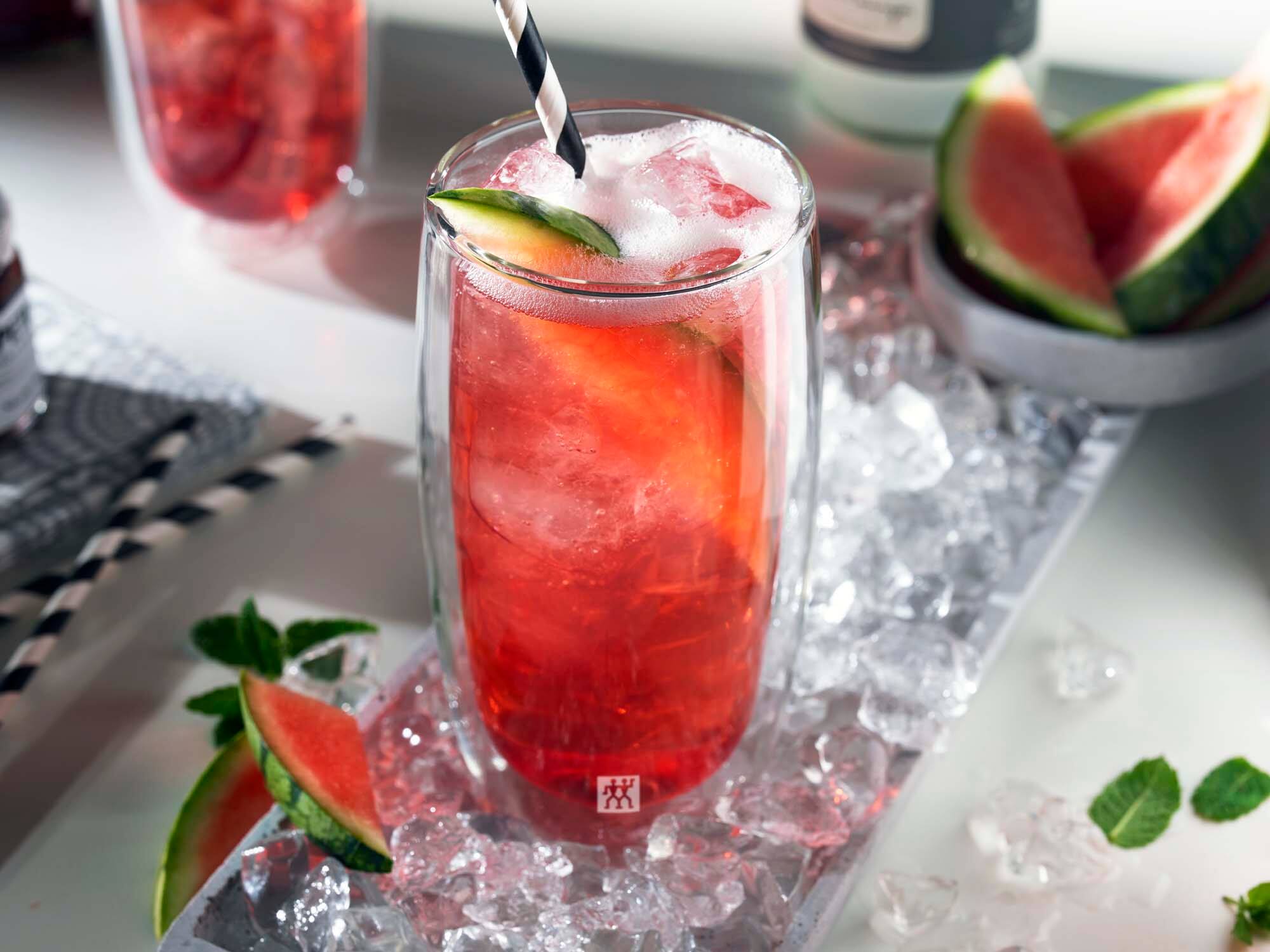 Alt View 2. ZWILLING - ZWILLING Sorrento 2-pc Double-wall Glass Latte Cup Set - Clear.