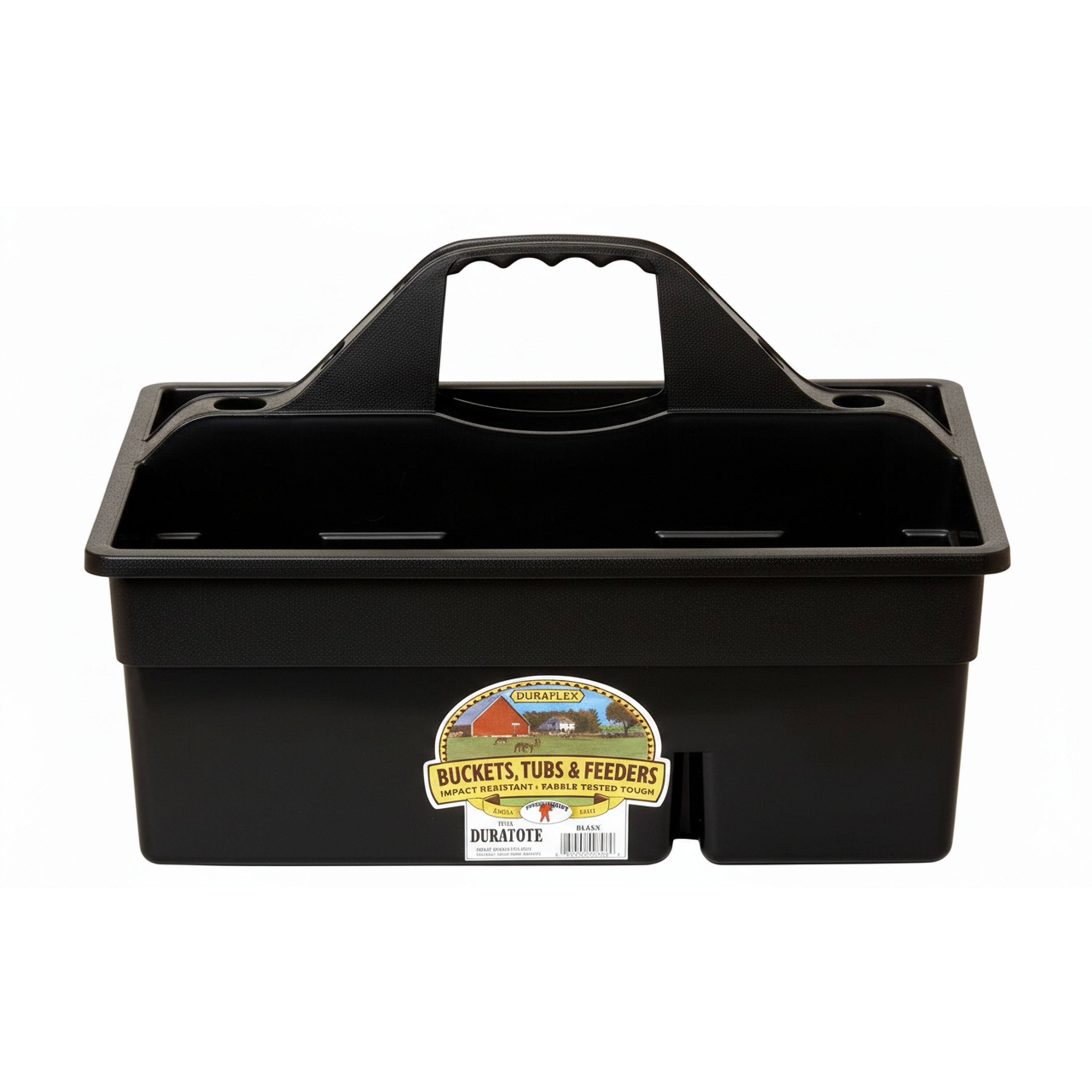 Little Giant DuraTote Tote Box Storage Organizer with Carrying Handle ...