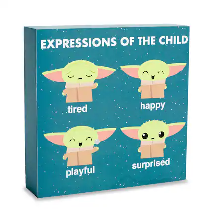 Expressions of the Child
- tired
- happy
- playful
- surprised
