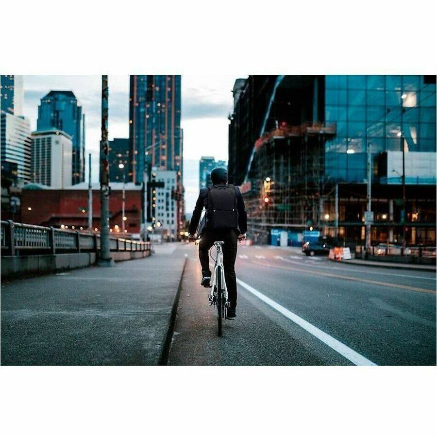 Alt View 4. Dell - Dell EcoLoop Essential Carrying Case (Backpack) for 14" to 16" Notebook, Gear, Document, Accessories - Black - Impact - Black.