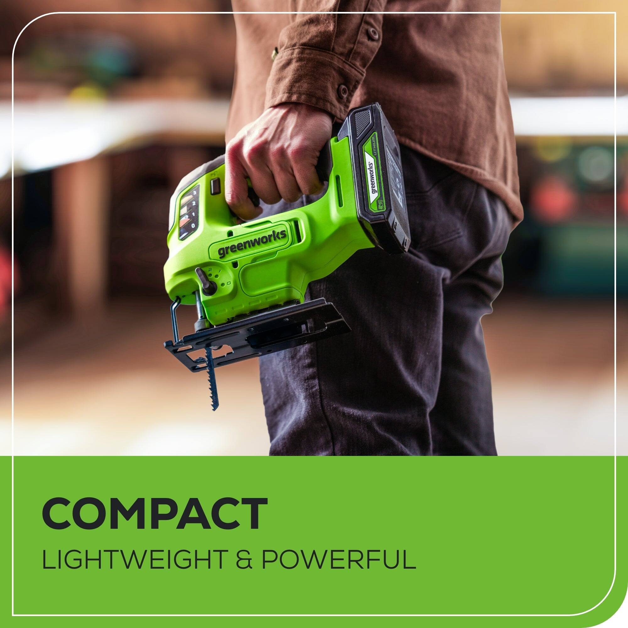 4 greenworks | greenworks 2 COMPACT LIGHTWEIGHT & POWERFUL