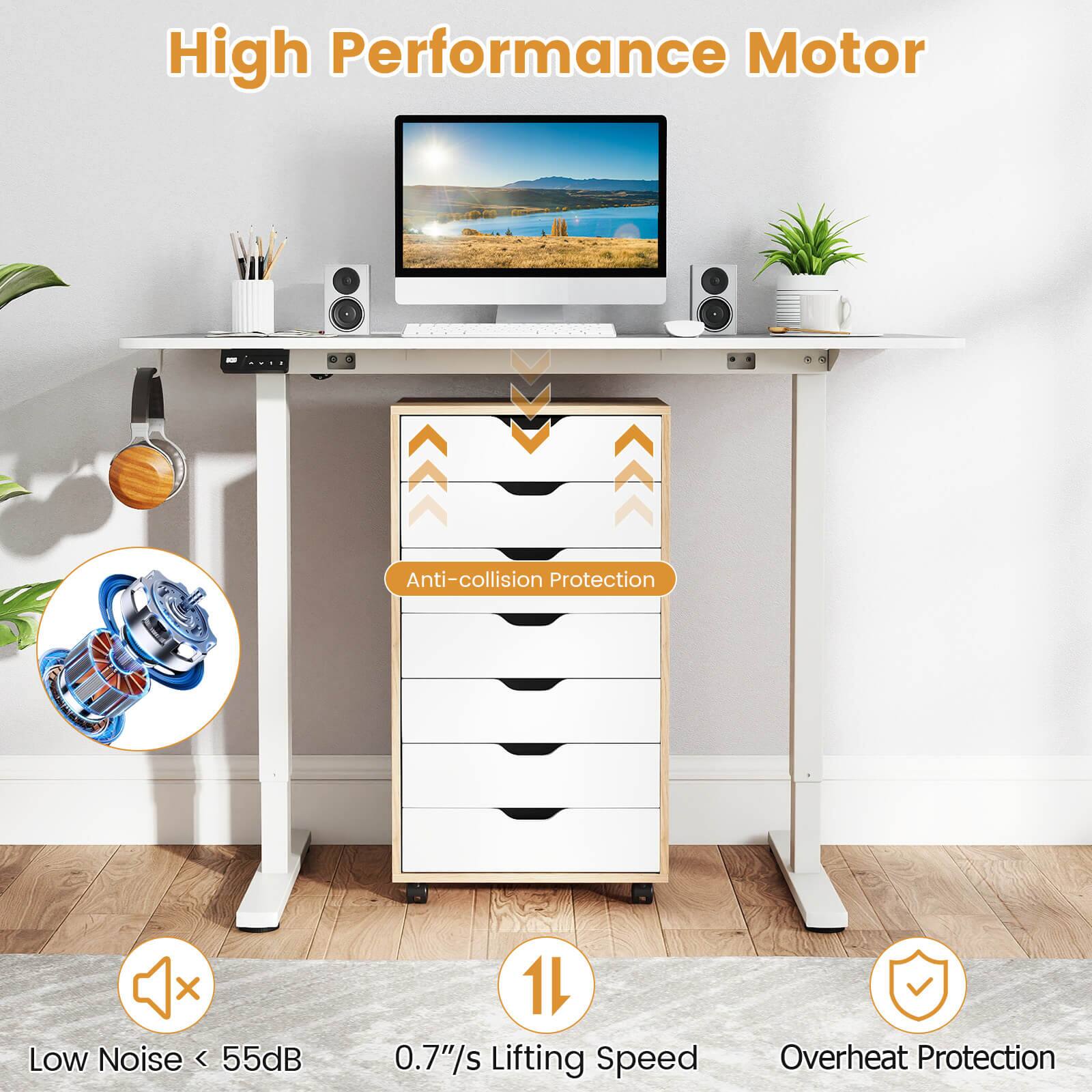 High Performance Motor

- Anti-collision Protection
- Low Noise < 55dB
- 0.7"/s Lifting Speed
- Overheat Protection