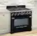 Alt View 19. Unique Appliances - Classic Retro 5.2 Cu. Ft. Freestanding Gas Convection Range - Midnight Black.