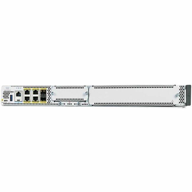 Front. Cisco Consumer Products - Cisco Catalyst 8300 Router - 6 Ports - Management Port - Slots16 GB - Gigabit Ethernet - IEEE 802.1ag, IEEE 802.3ah - Unknown.
