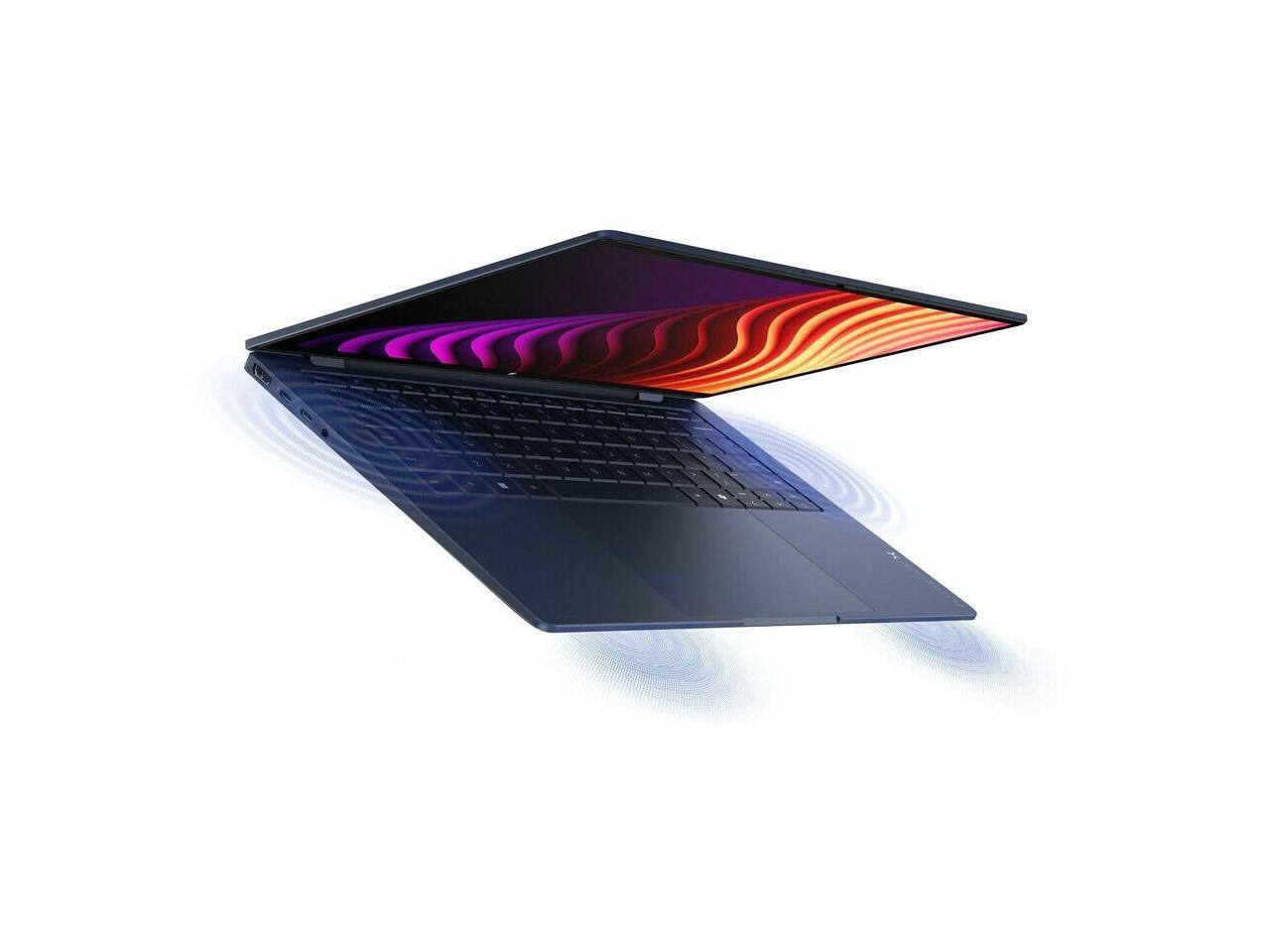 Alt View 3. HP - HP EliteBook X G2i 14" Copilot+ PC Notebook - 2.8K - 120 Hz - Intel Core Ultra 7 Series 3 356H - 32 GB - 512 GB SSD - Atmospheric Blue.