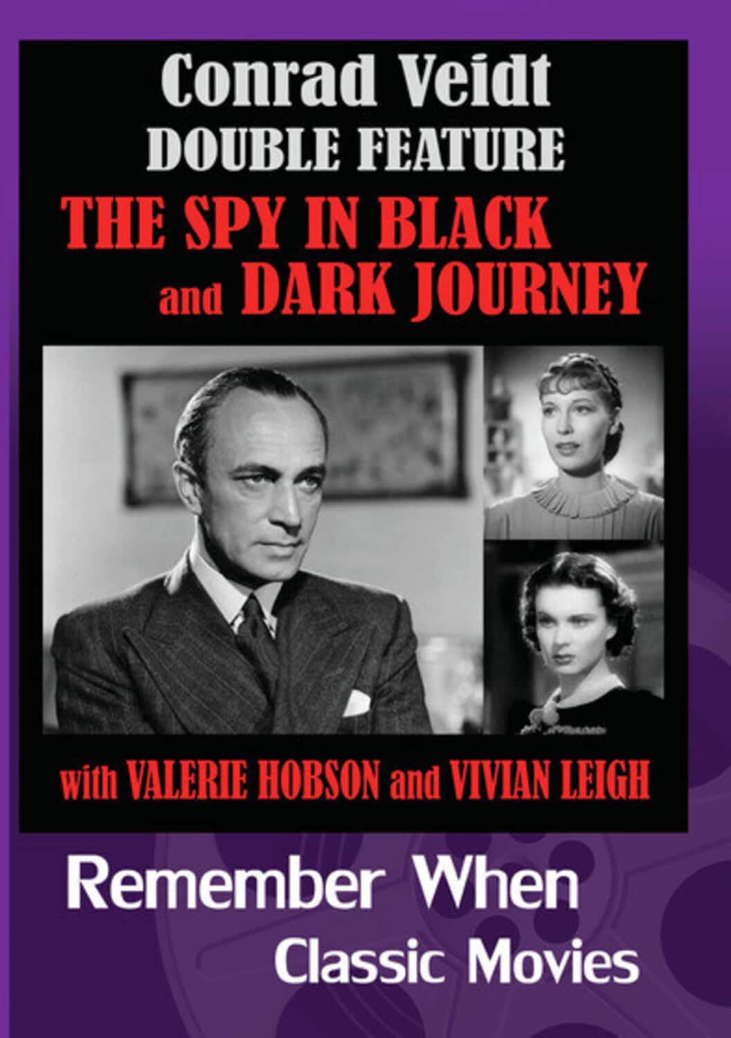 Conrad Veidt Double Feature - The Spy In Black And Dark Journey  - DVD