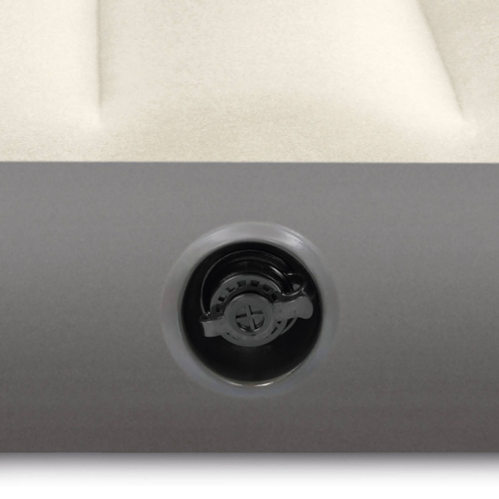 Alt View 5. Intex - Dura-Beam Standard Airbed - Queen - 10" Inflatable Air Mattress, Indoor-Outdoor 600lb Cap - Beige.