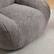 Alt View 2. GOODSILO - Giant Memory Foam Filled Bean Bag Sofa with Armrests for Adults, Spacious Faux Fur Lounger for Living Room and Bedroom - Light Gray.