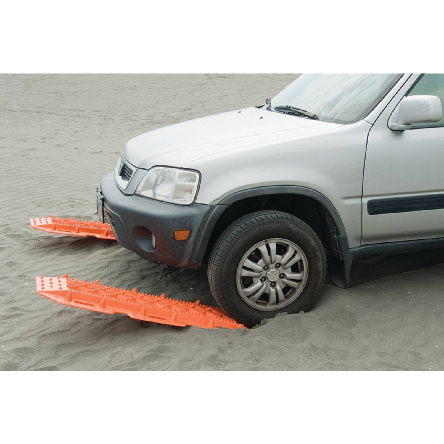 Alt View 2. MAXSA Innovations - Maxsa Innovations 20333 Escaper Buddy Tire Traction Tracks, 2 Count, Orange - orange.