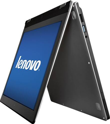 Alt View Standard 8. Lenovo - Yoga 2-in-1 13.3" Touch-Screen Laptop - Intel Core i5 - 4GB Memory - 128GB Solid State Drive - Silver Gray.