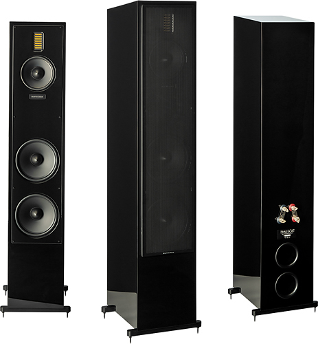 MartinLogan - Motion 60XT Dual 8" 3-Way Floorstanding Speaker (Each) - Gloss Black