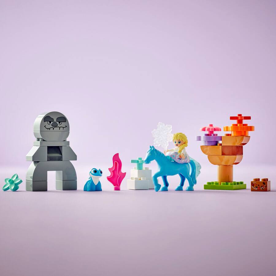 LEGO DUPLO Disney Elsa & Bruni in the Enchanted Forest Frozen Toy 10418 ...