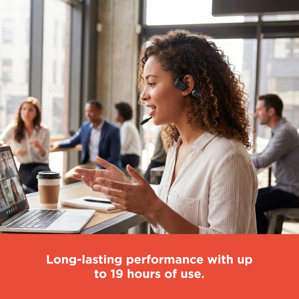 Long-lasting performance with up to 19 hours of use.