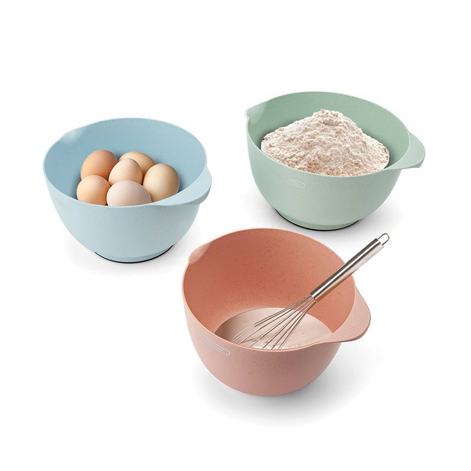 Angle. Farberware - Classic Wheat-Fill Mixing Bowls Set of 3.