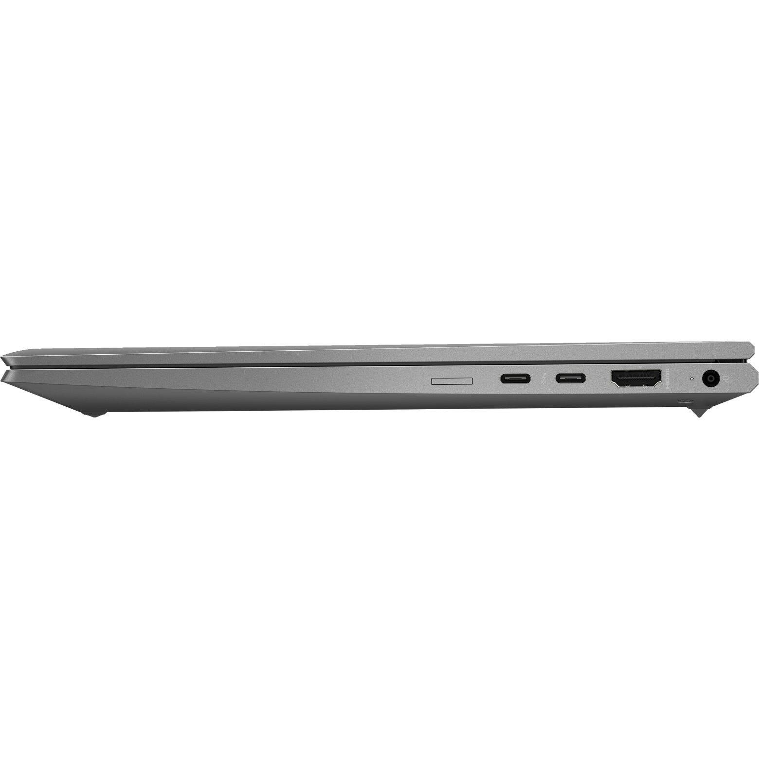 Alt View 4. HP - ZBook Firefly G8 Mobile Workstation 14" FHD Intel i5-1145G7 2.60 GHz 16 GB 256 GB SSD Intel Iris Xe Graphics W11P Laptop - Silver.