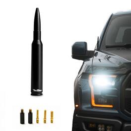 TruckTenna - 50 Cal Bullet Antenna for Trucks, Stubby Antenna Replacement - Black
