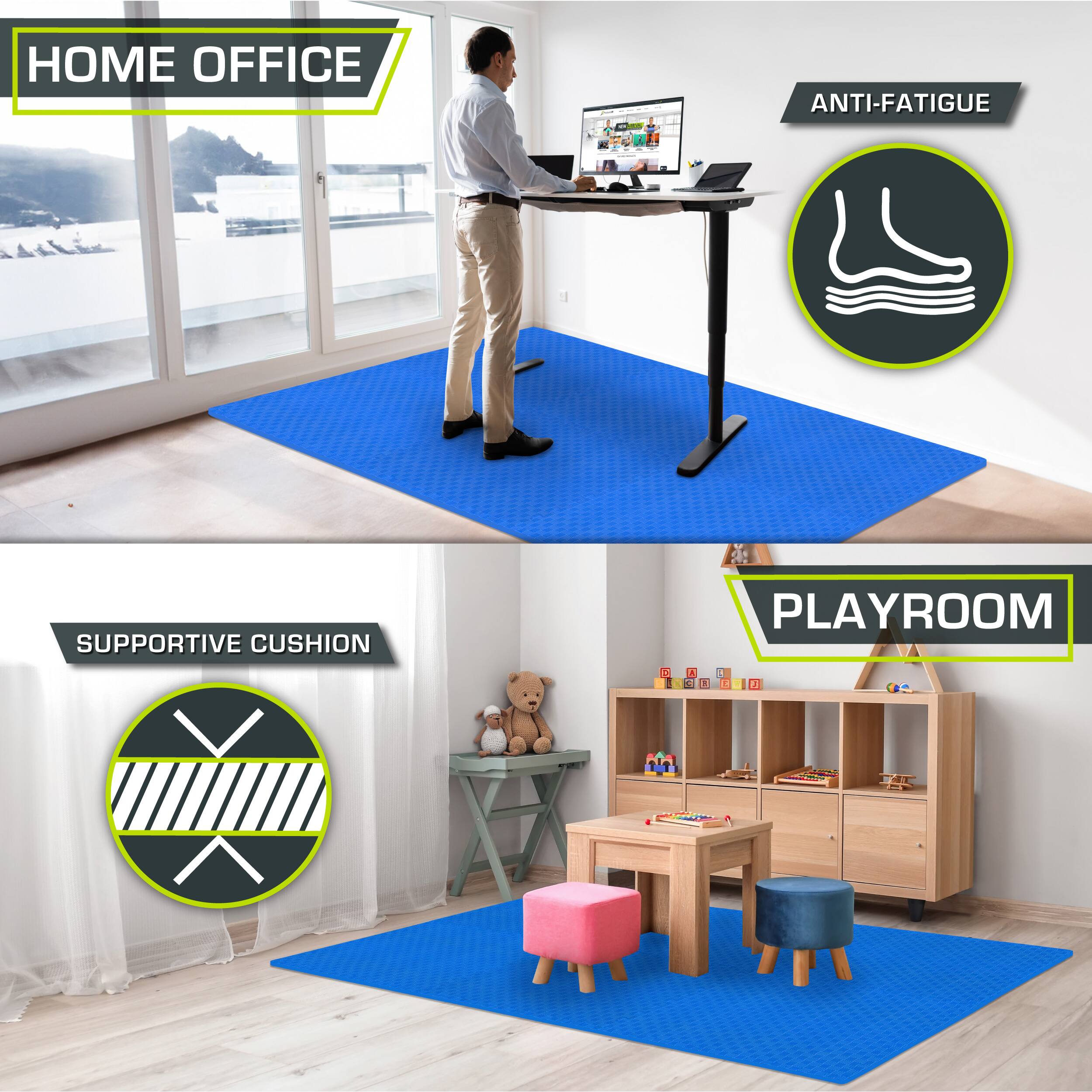 HOME OFFICE ANTI-FATIGUE SUPPORTIVE CUSHION PLAYROOM