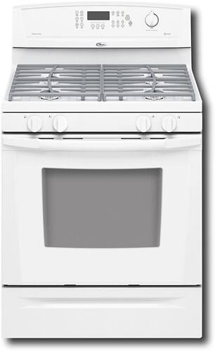 Front Standard. Whirlpool - 30" Self-Cleaning Freestanding Gas Range - White-on-White.
