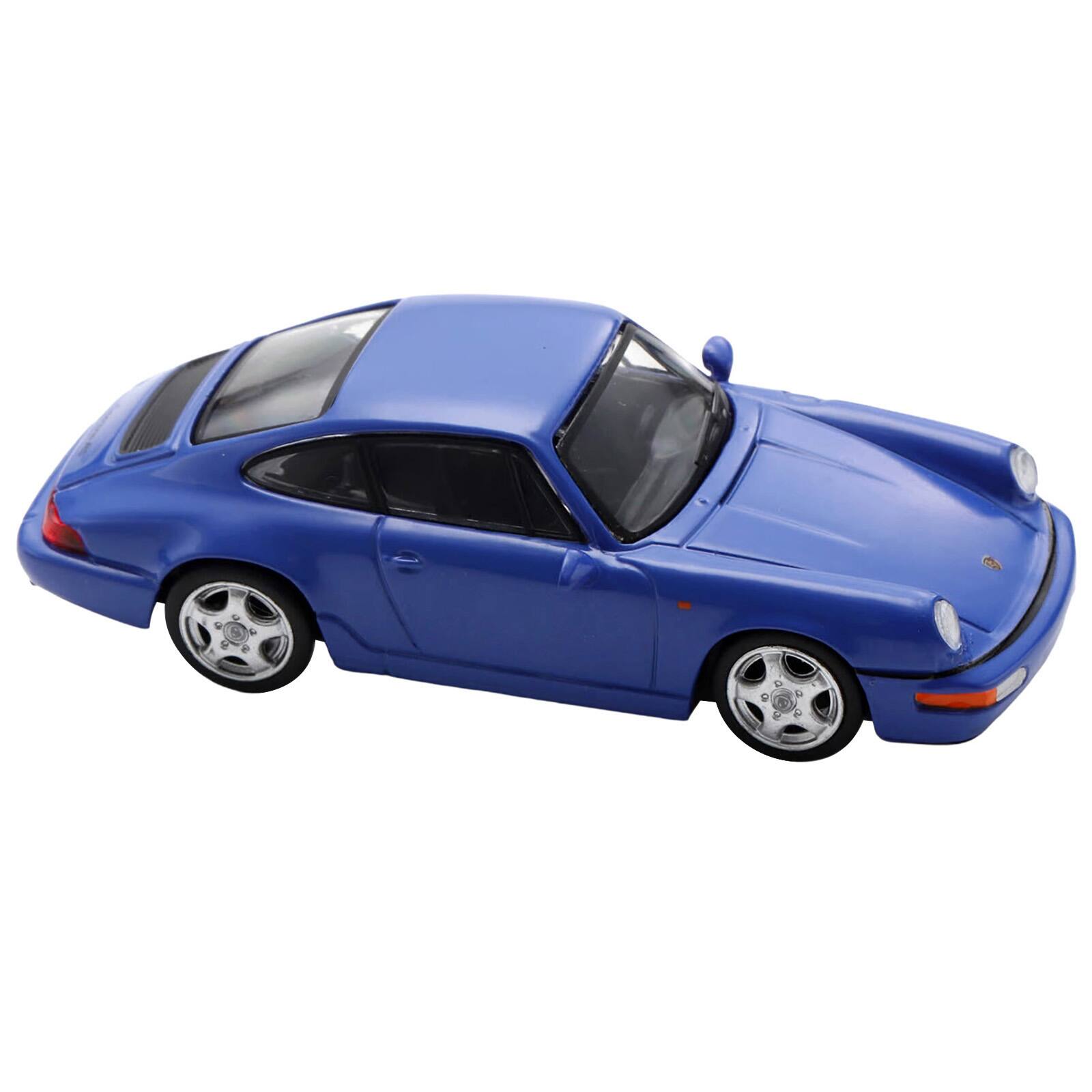 Alt View 4. Spark - 1992 Porsche 911 Carrera RS 3.6 Blue 1/64 Model Car by Spark.