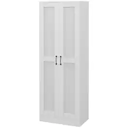 Homcom - Storage Cabinet w/ Adjustable Shelves - White