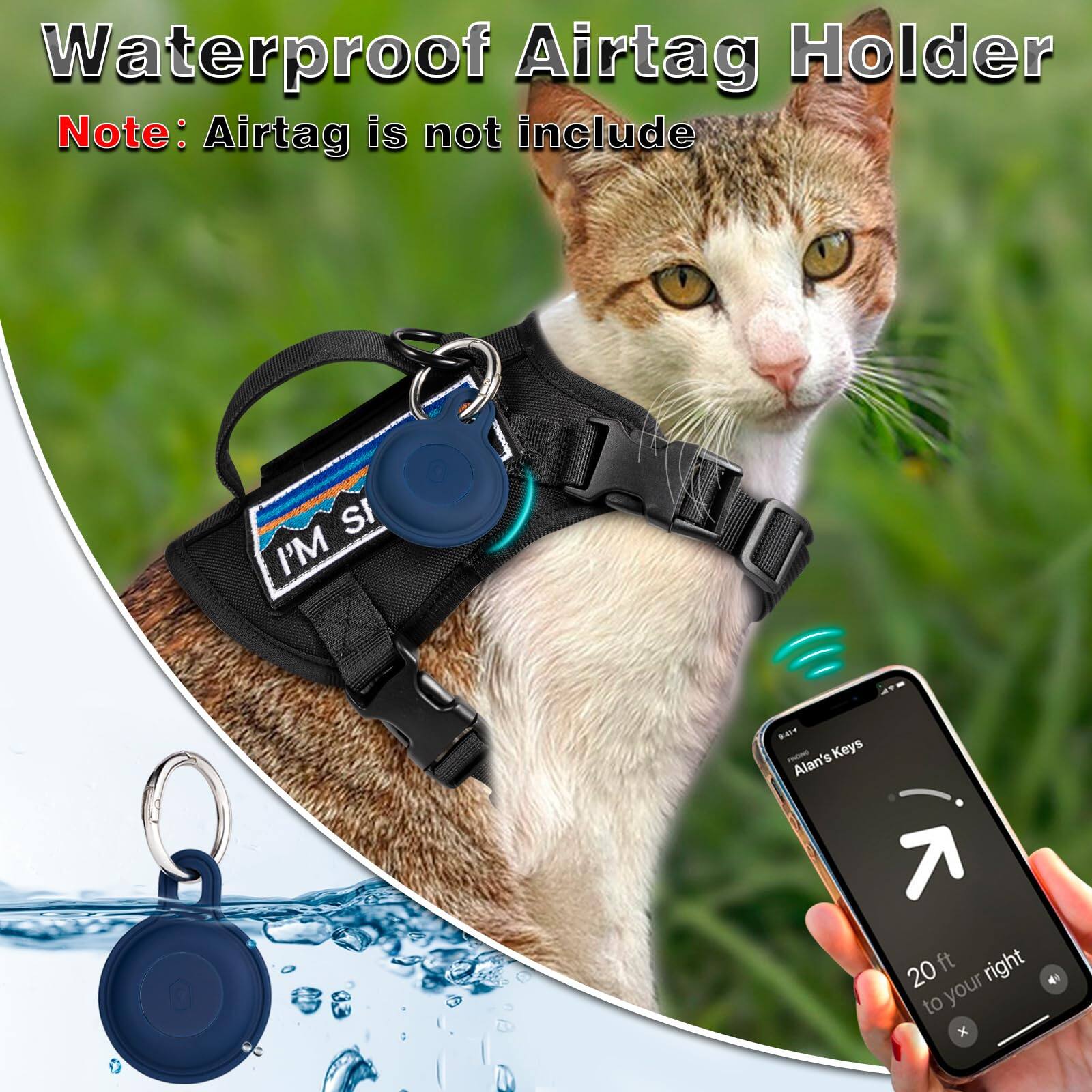 Waterproof Airtag Holder  
Note: Airtag is not included  

I'M SI  

Alan's Keys  
20 ft to your right
