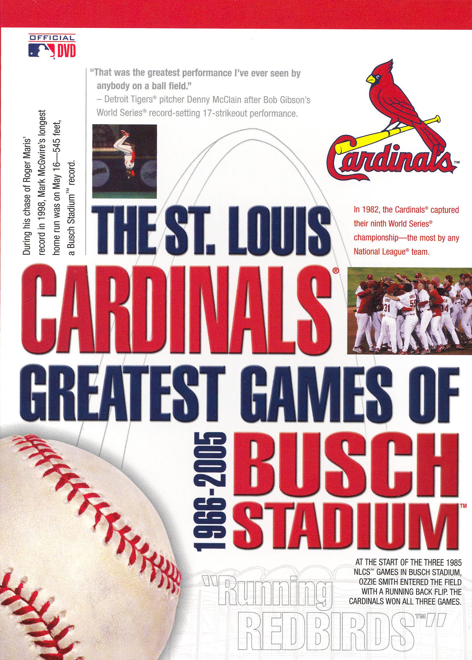 St. Louis Cardinals - Busch Stadium (1966 to 2005) - Home Fields