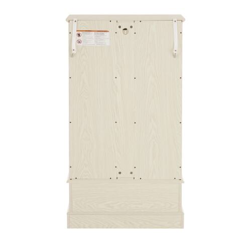 Alt View 8. LUCKY ONE - 25.98in Freestanding Lighted Glass Curio Cabinet with Drawer and Adjustable Shelves for Collectibles - White.