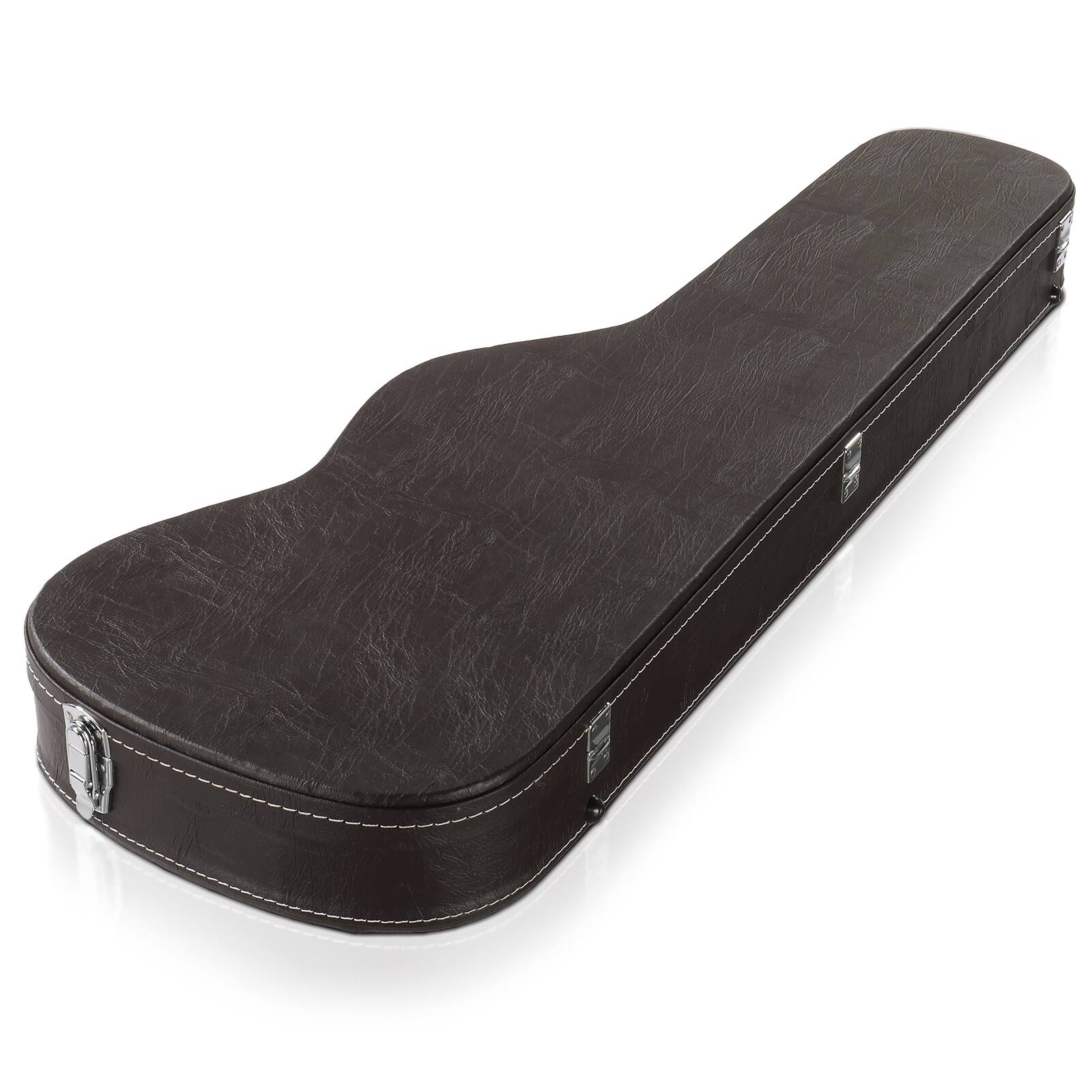 Back. Winado - KST Electric Guitar Hard Case, Rectangle Wooden Standard 39-Inch Electric Guitars Hard-Shell Protective Carrying Case.