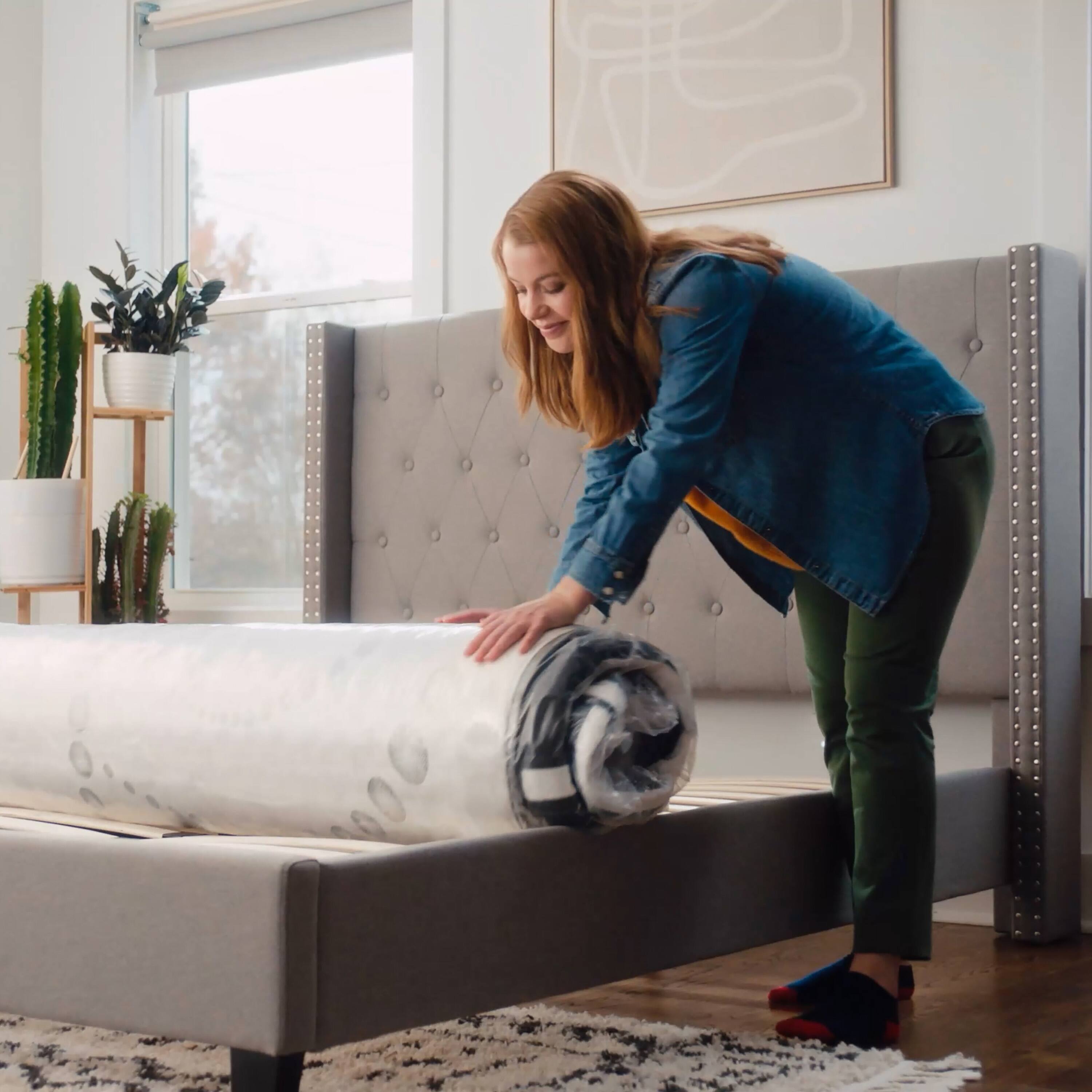 Alt View 5. Emma + Oliver - 12 Inch CertiPUR-US Certified Hybrid Pocket Spring Mattress, Mattress in a Box - Premium Mattress - White.
