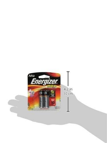 AA2 Energizer max 4.2 in 10 cm