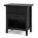 Angle. Simpli Home - Amherst Bedside Table - Black.