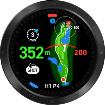 VoiceCaddie T11 Pro Premium GPS Golf Watch Black T11 Pro One VoiceCaddie T11 Pro Premium GPS Golf Watch Black T11 Pro One